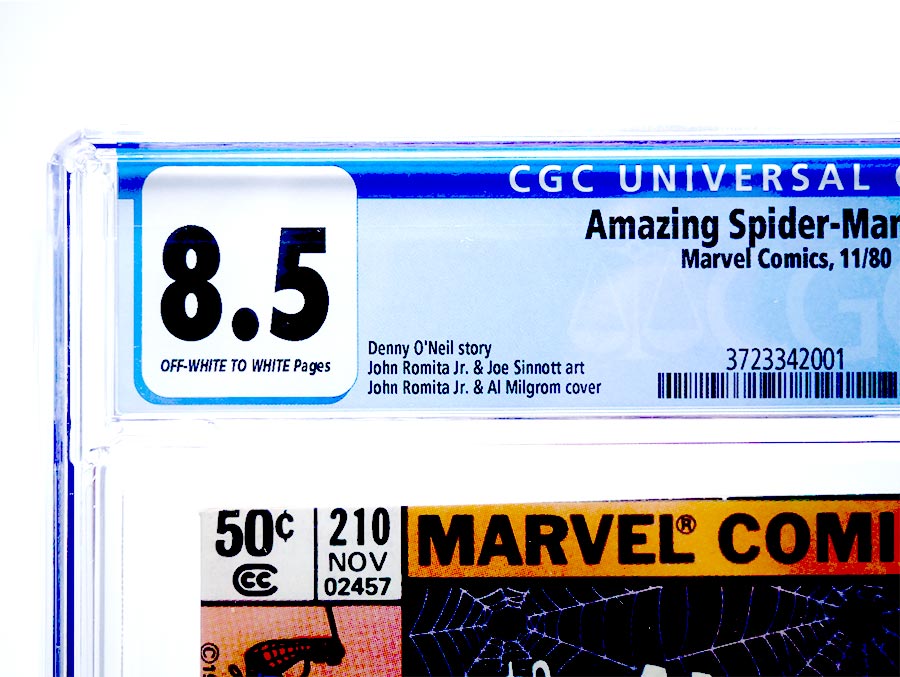 Amazing Spider-Man #210 Cover C Newsstand Edition CGC 8.5