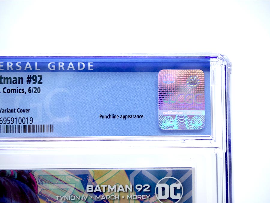 Batman Vol 3 #92 Cover L Variant Stanley Artgerm Lau Card Stock Cover CGC 9.8