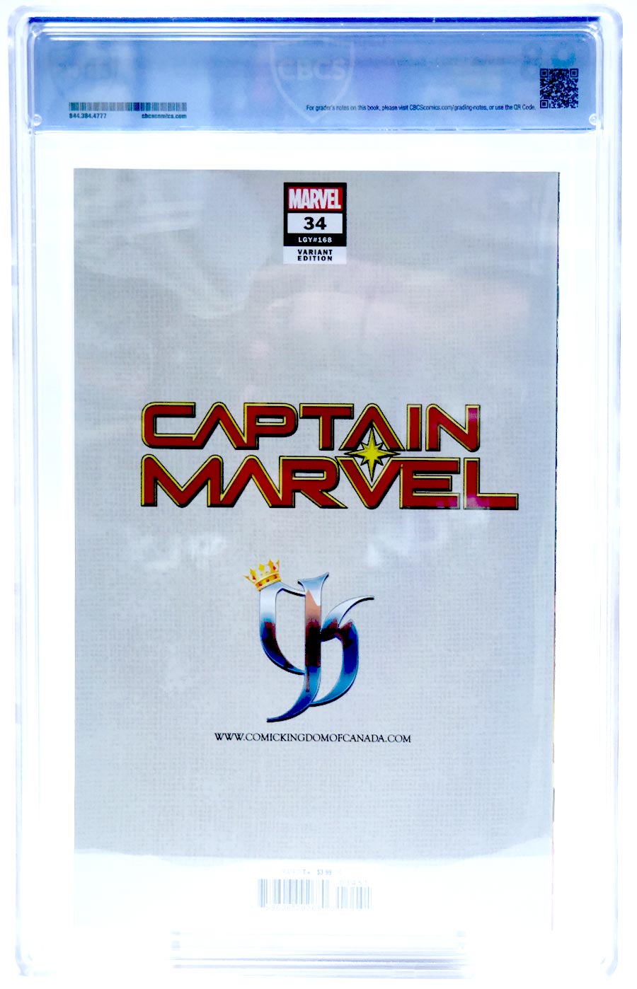 Captain Marvel Vol 9 #34 Cover E Stephen Segovia Variant Cover CBCS 9.8