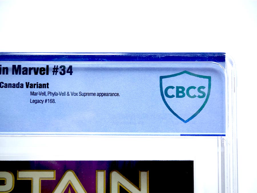 Captain Marvel Vol 9 #34 Cover E Stephen Segovia Variant Cover CBCS 9.8