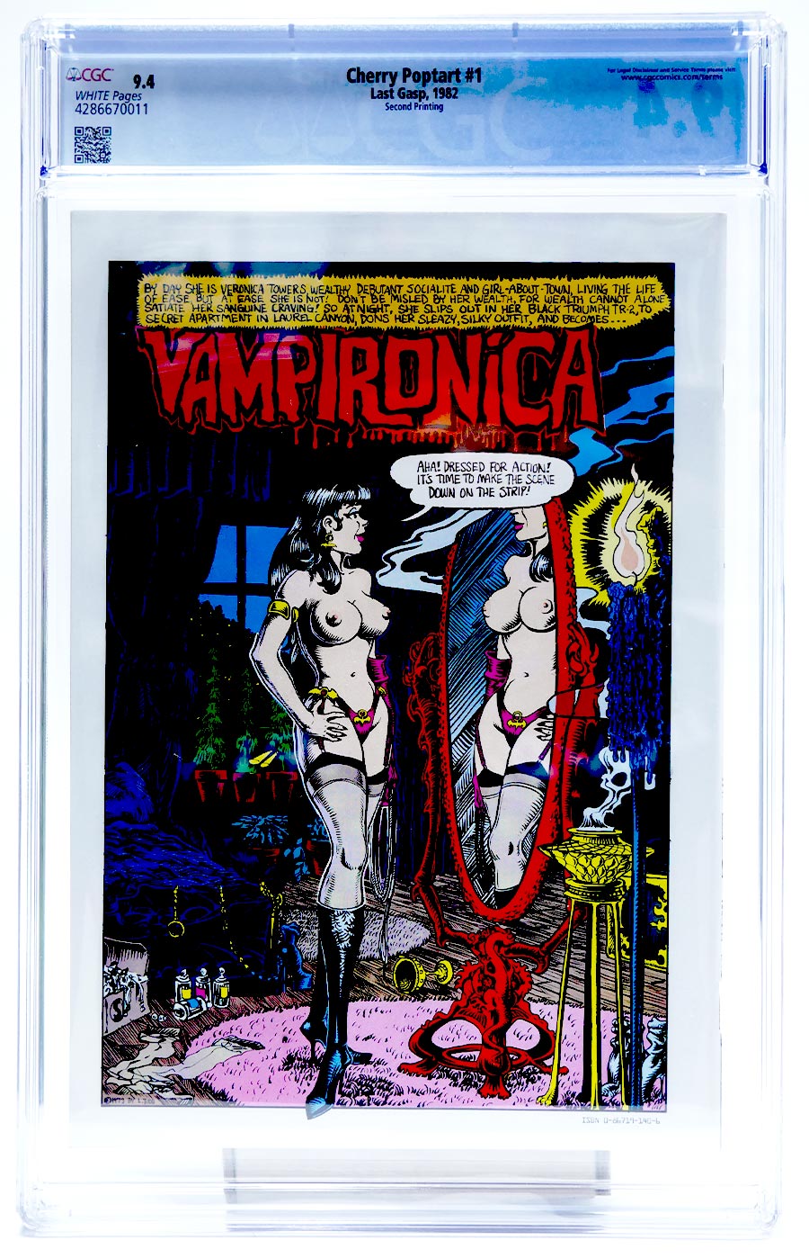 Cherry Poptart #1 Cover F 2nd Ptg CGC 9.4