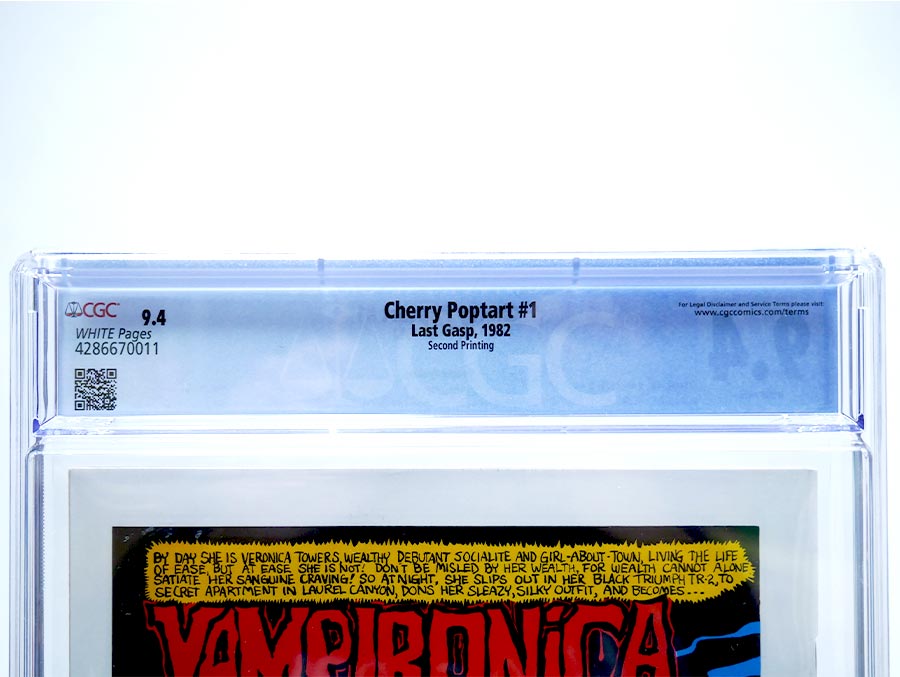 Cherry Poptart #1 Cover F 2nd Ptg CGC 9.4