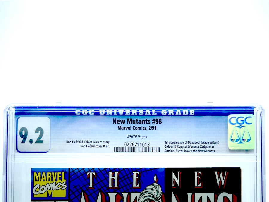 New Mutants #98 Cover H CGC 9.2