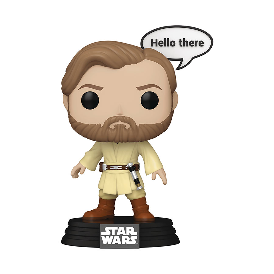 POP Star Wars Sayings Obi-Wan Kenobi Vinyl Bobble Head
