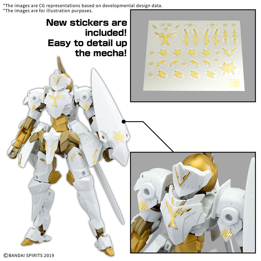 30 Minutes Missions 1/144 Kit #68 EXM-A9rk Spinatio (Royal Knight Type)