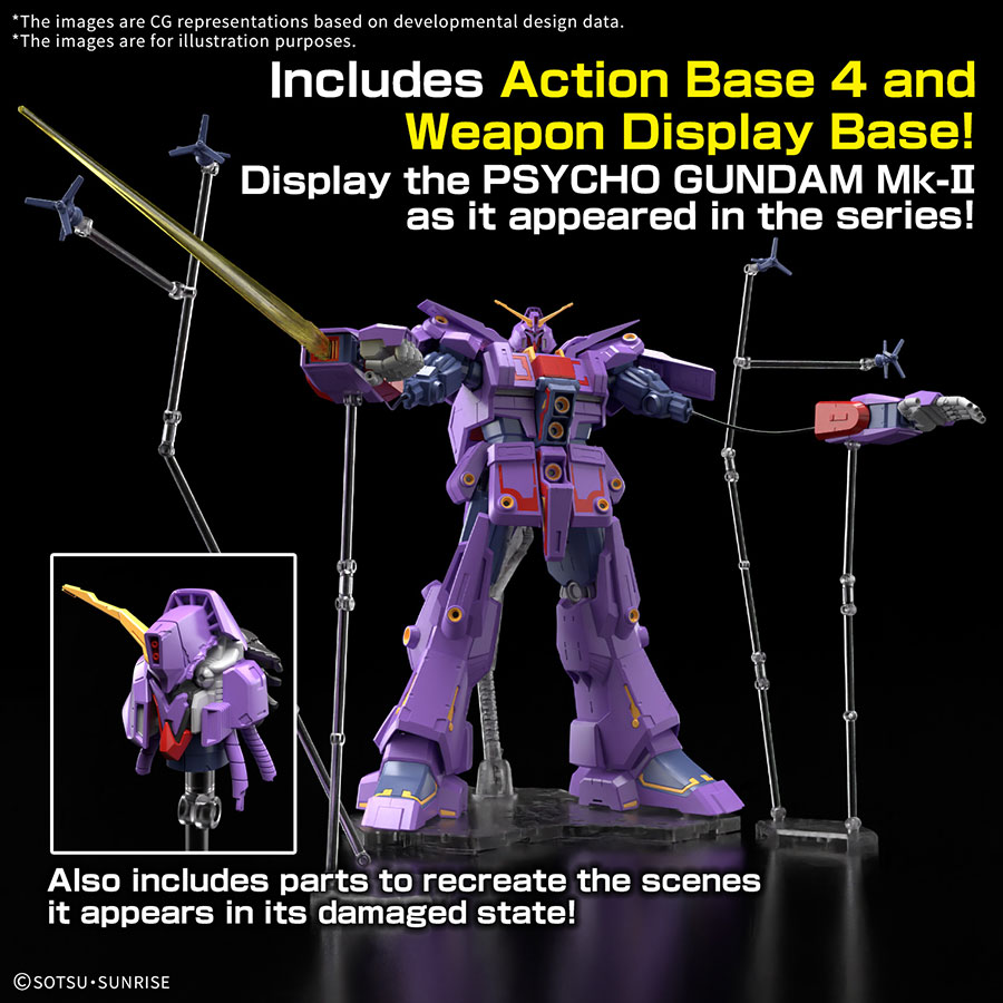 Gundam High Grade Universal Century 1/144 Kit #261 MRX-010 Psycho Gundam Mk-II