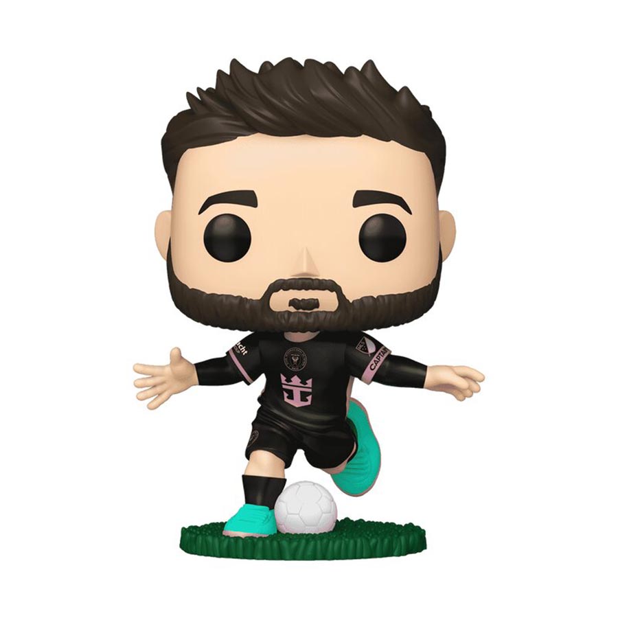 POP MLS Lionel Messi Inter Miami CF Away Jersey Vinyl Figure