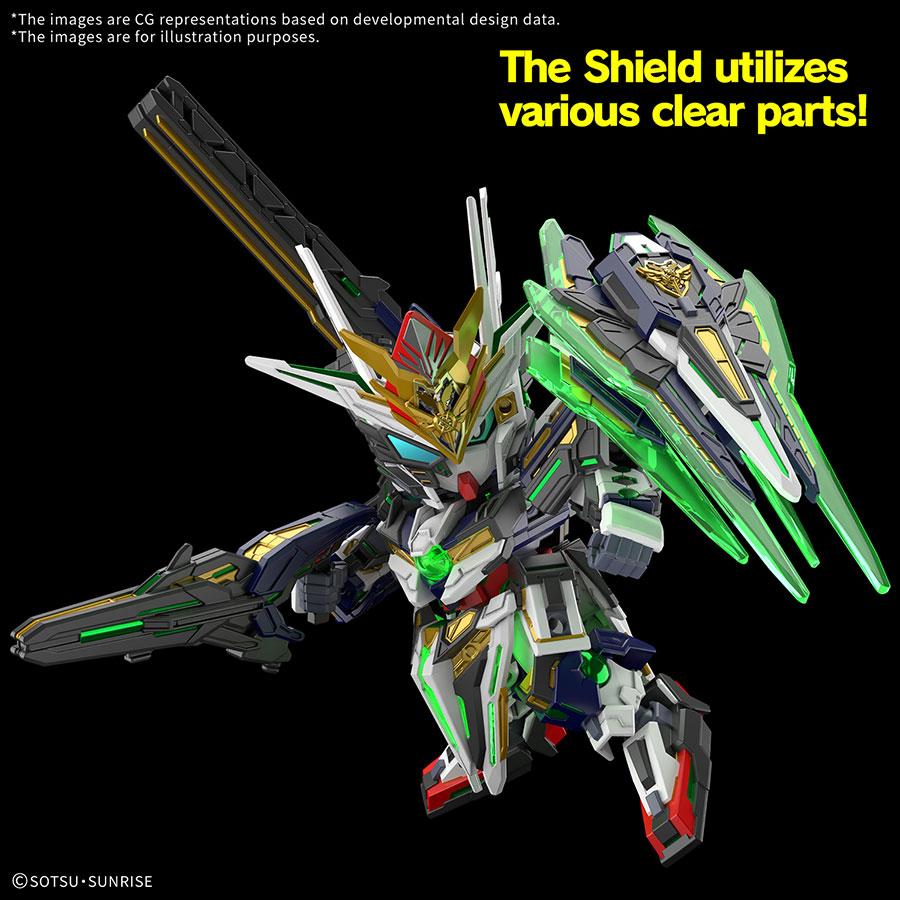 SD Gundam World Heroes Kit #38 SDW Heroes Captain Qan[T] GF