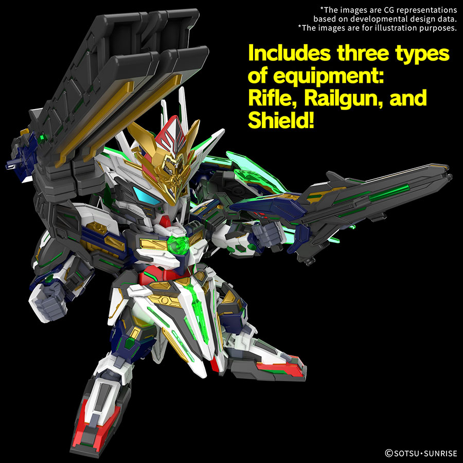 SD Gundam World Heroes Kit #38 SDW Heroes Captain Qan[T] GF