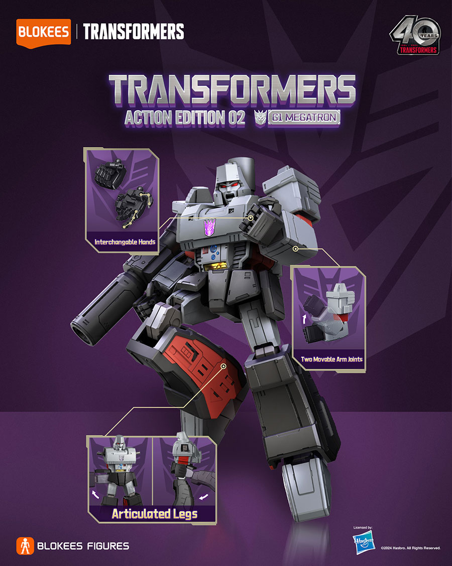 Blokees Transformers Action Edition G1 Megatron Model Kit