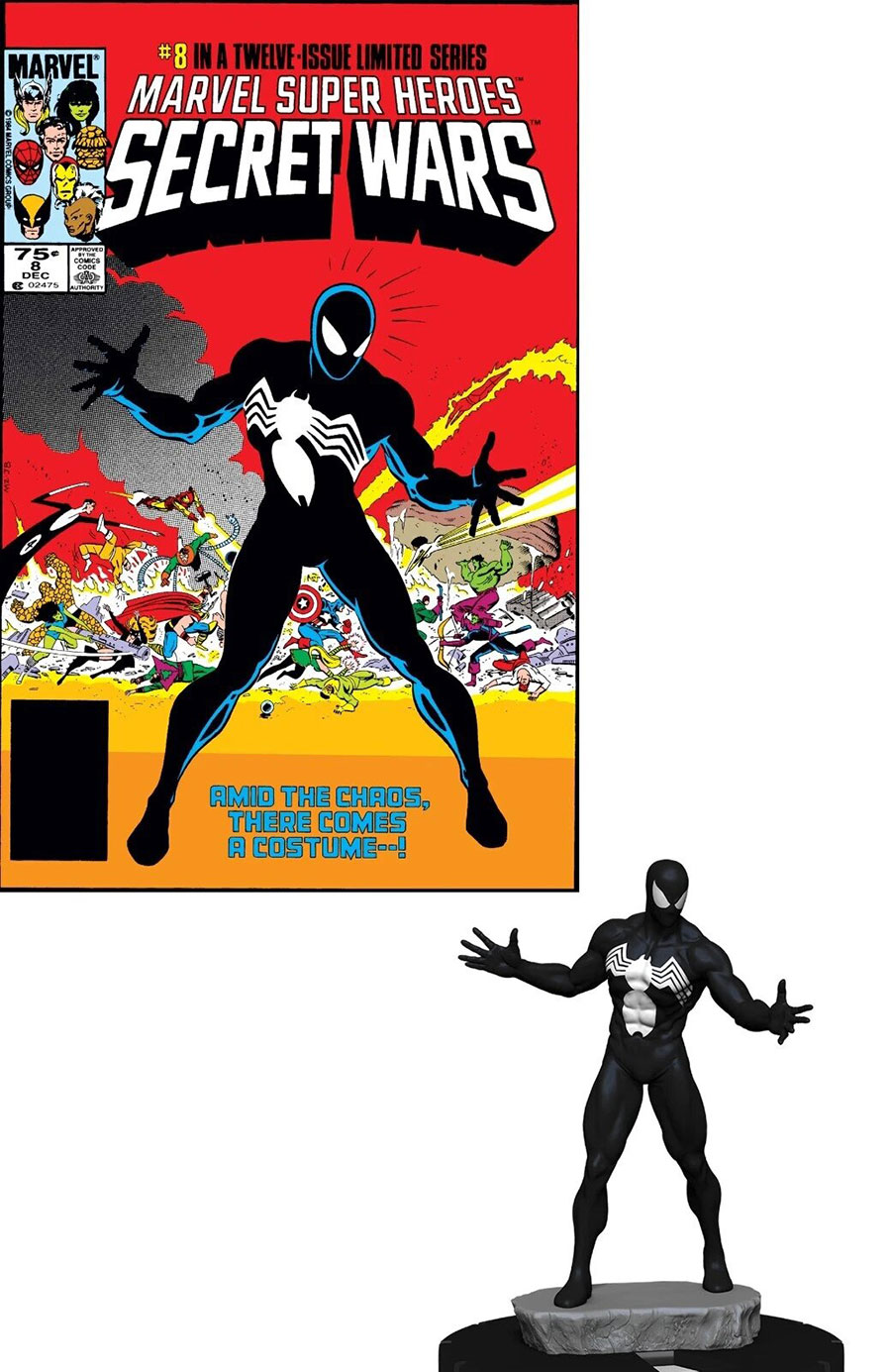 FCBD 2025 Marvel HeroClix Black Suit Spider-Man