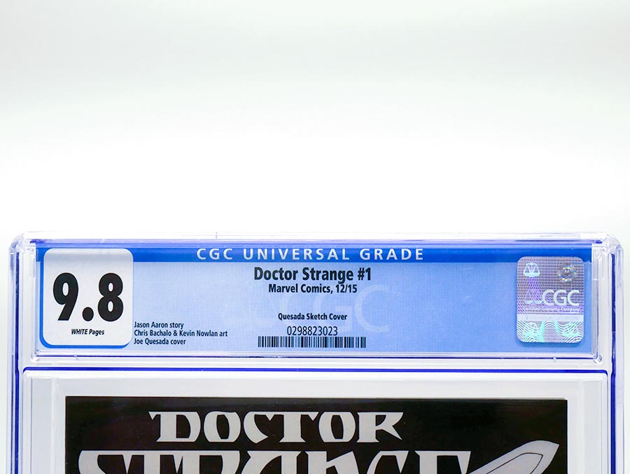 Doctor Strange Vol 4 #1 Cover N CGC 9.8 Incentive Joe Quesada Sketch Variant Cover