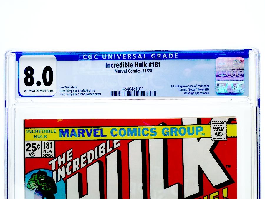 Incredible Hulk #181 Cover L CGC 8.0 1st Ptg