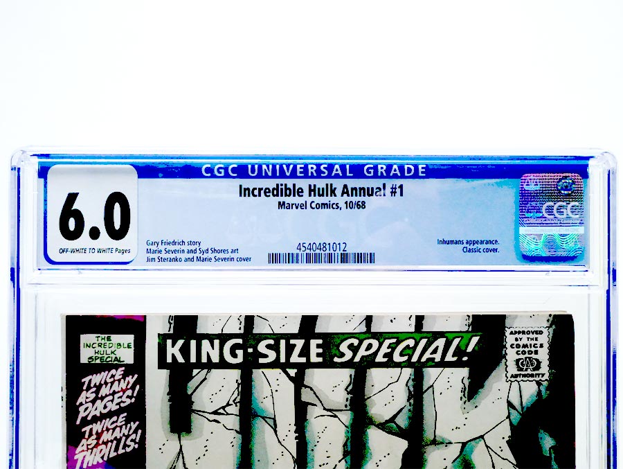 Incredible Hulk King Size Special #1 Cover C CGC 6.0