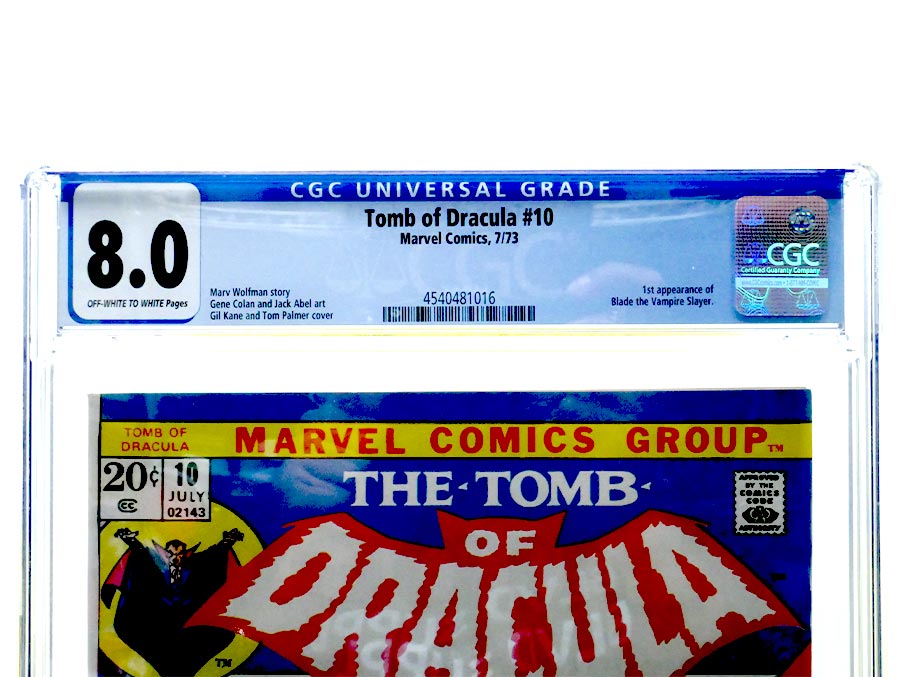 Tomb Of Dracula #10 Cover D CGC 8.0