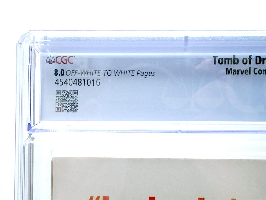 Tomb Of Dracula #10 Cover D CGC 8.0