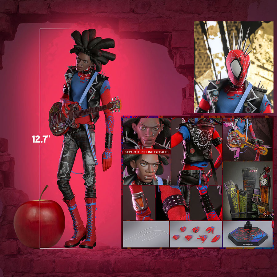 Marvel Spider-Man Across The Spider-Verse Spider-Punk Sixth Scale Figure