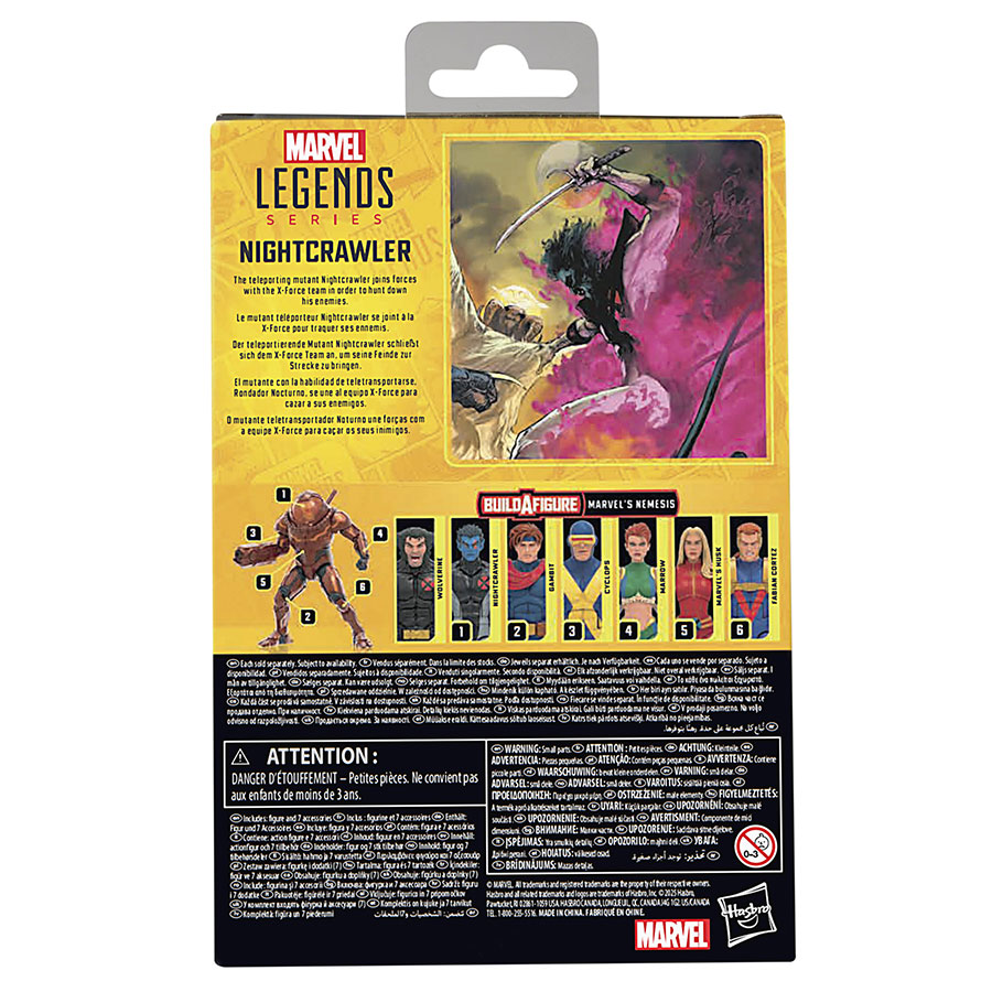 Marvel Legends X-Force Nightcrawler 6-Inch Action Figure
