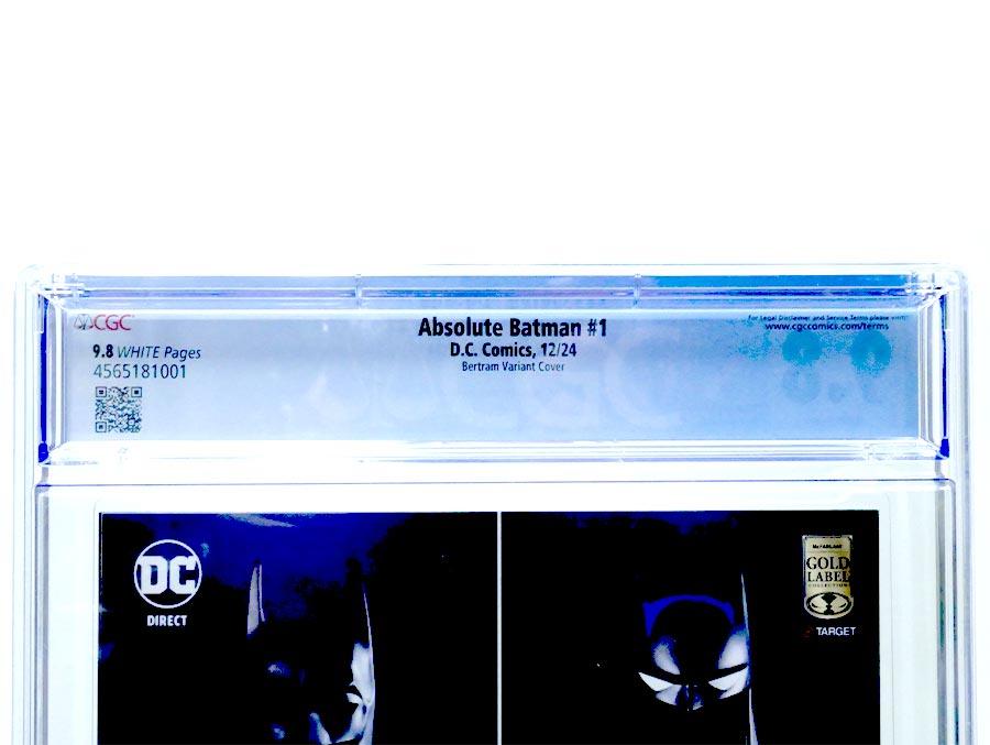 Absolute Batman #1 Cover Z-I Incentive Ian Bertram Card Stock Variant Cover (DC All In) CGC 9.8