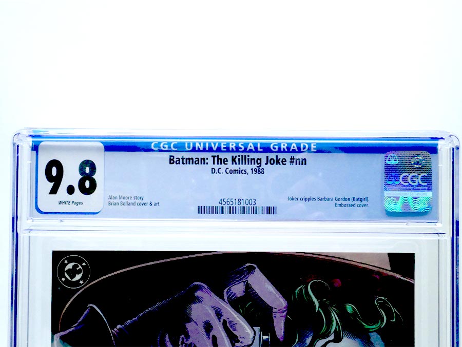 Batman The Killing Joke Cover P 1st Ptg CGC 9.8