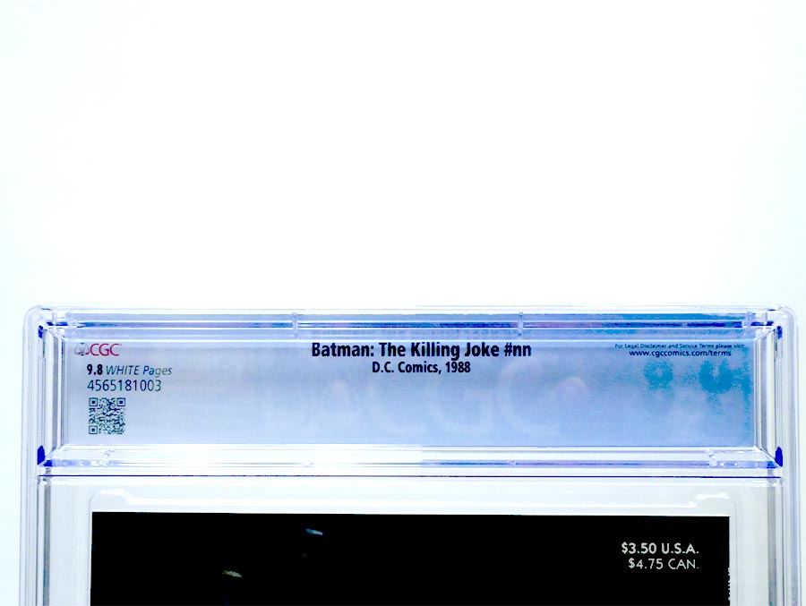 Batman The Killing Joke Cover P 1st Ptg CGC 9.8