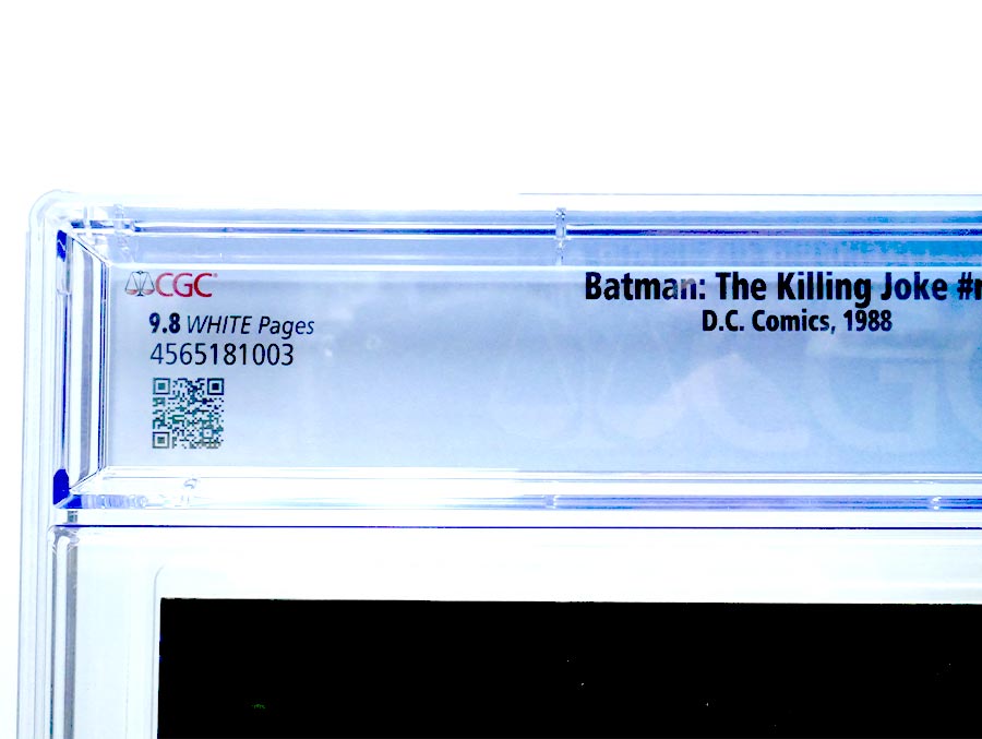 Batman The Killing Joke Cover P 1st Ptg CGC 9.8