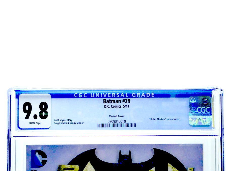 Batman Vol 2 #29 Cover G Incentive Robot Chicken Variant Cover (Zero Year Tie-In) CGC 9.8