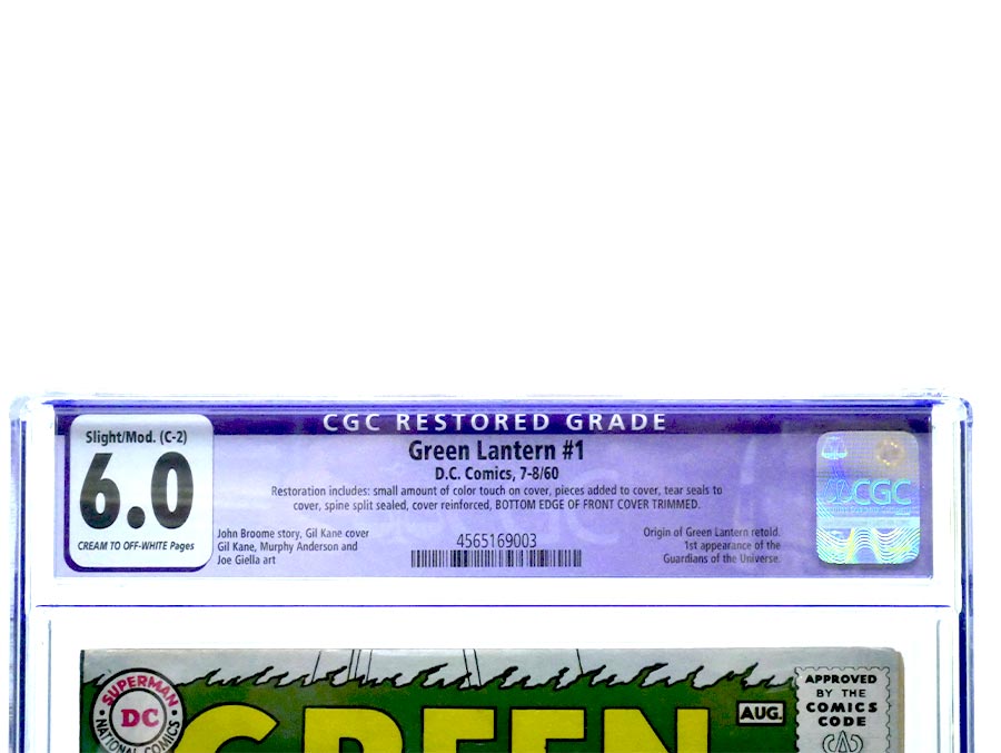 Green Lantern Vol 2 #1 Cover E CGC Restored 6.0