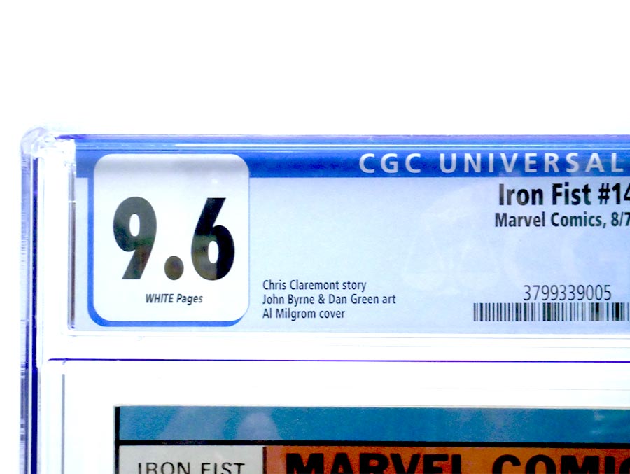 Iron Fist #14 Cover D CGC 9.6