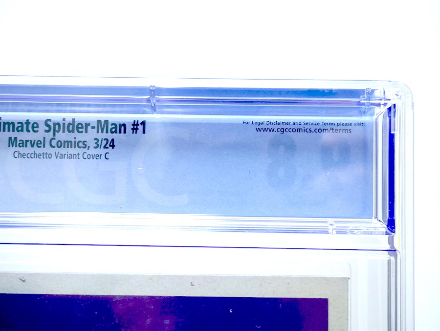 Ultimate Spider-Man Vol 2 #1 Cover Z-C Variant Marco Checchetto Costume Tease C 2099 Suit Cover CGC 9.8