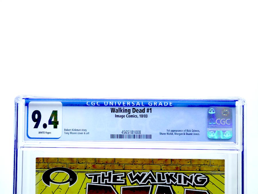 Walking Dead #1 Cover Z-Z-M 1st Ptg CGC 9.4