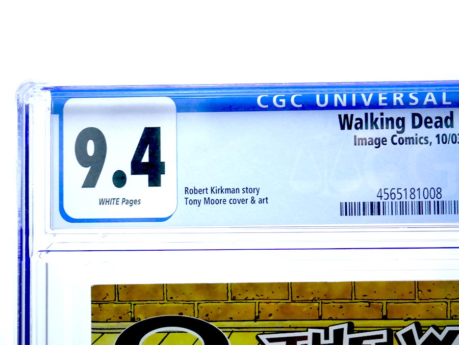 Walking Dead #1 Cover Z-Z-M 1st Ptg CGC 9.4