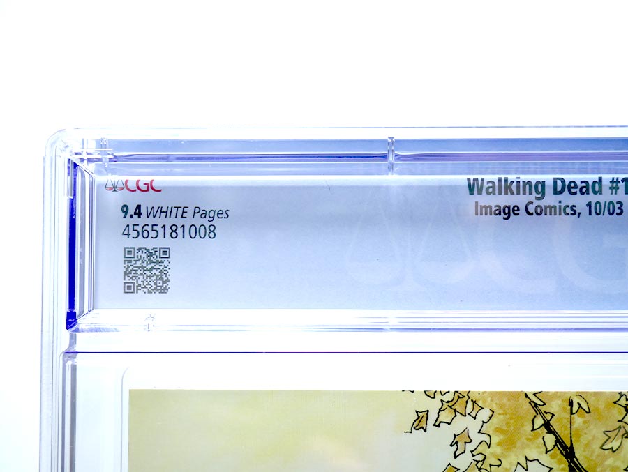 Walking Dead #1 Cover Z-Z-M 1st Ptg CGC 9.4