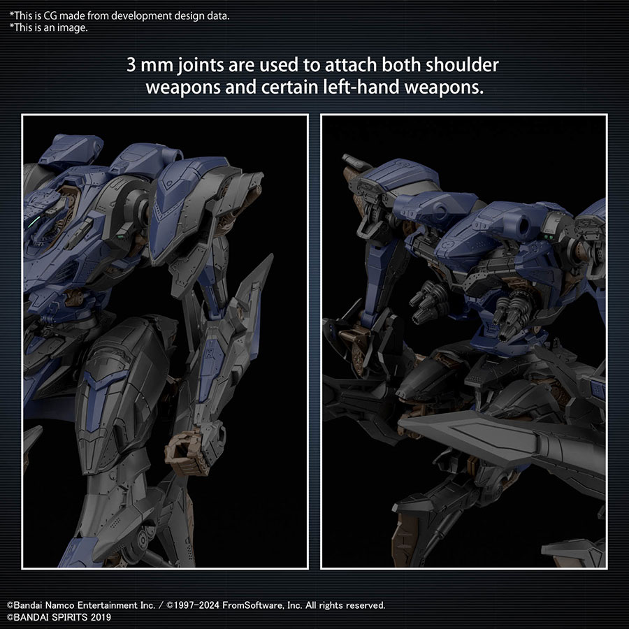30 Minutes Missions Armored Core VI Fires Of Rubicon Kit #02 Schneider Nachtreiher/40E Steel Haze / V.IV Rusty