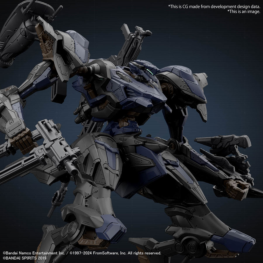 30 Minutes Missions Armored Core VI Fires Of Rubicon Kit #02 Schneider Nachtreiher/40E Steel Haze / V.IV Rusty