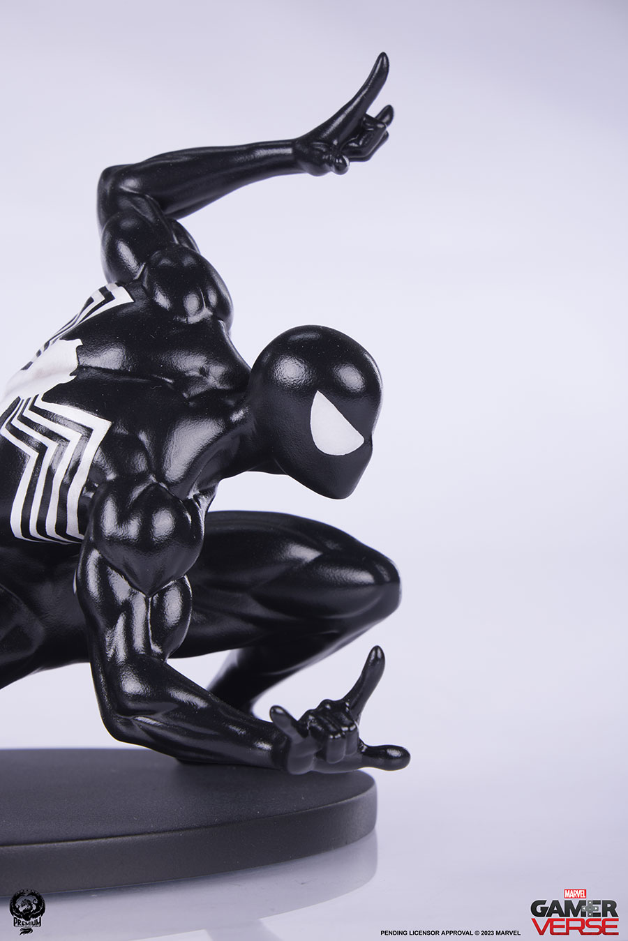 Marvel Gamerverse Spider-Man 1/10 Scale Figurine Black Suit Edition