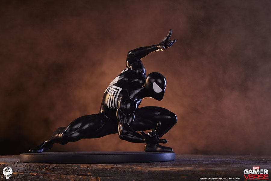 Marvel Gamerverse Spider-Man 1/10 Scale Figurine Black Suit Edition
