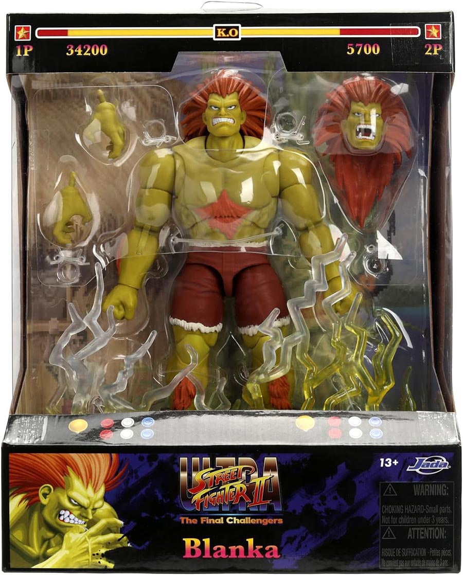 Street Fighter II Blanka 6-Inch Deluxe Action Figure