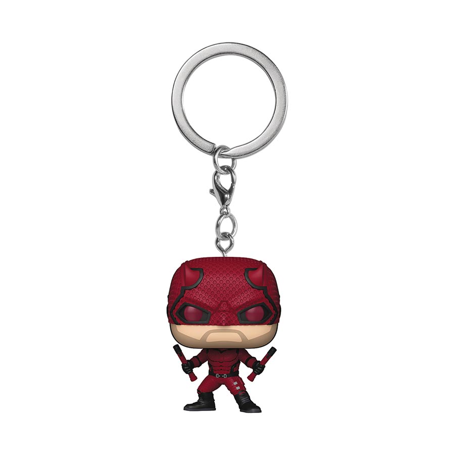 POP Keychain Daredevil Born Again Daredevil Bobble Head Figure
