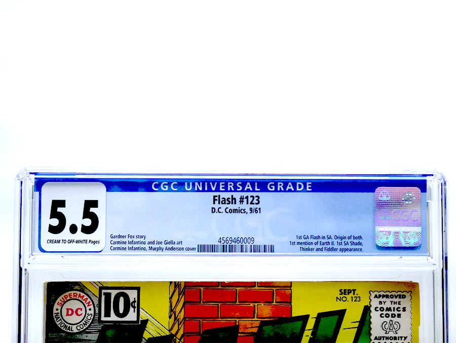 Flash #123 Cover F CGC 5.5