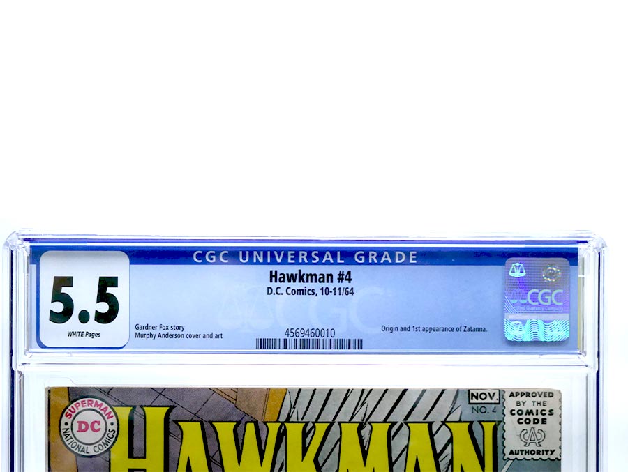 Hawkman #4 Cover B CGC 5.5