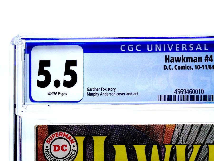 Hawkman #4 Cover B CGC 5.5