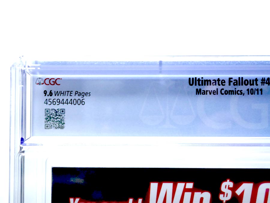 Ultimate Comics Fallout #4 Cover M 1st Ptg Regular Mark Bagley Cover Without Polybag CGC 9.6 (Death Of Spider-Man Tie-In)