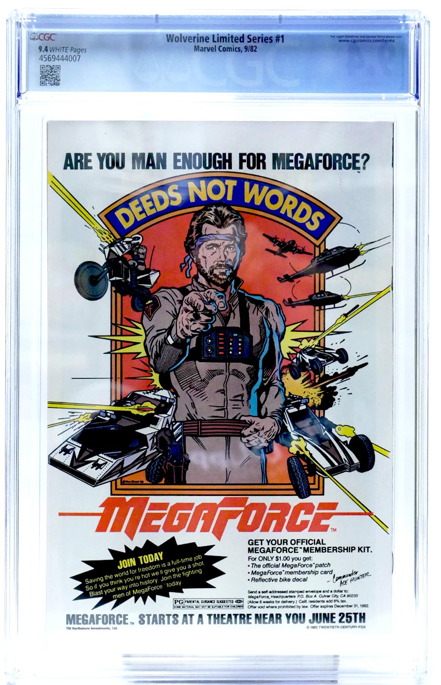Wolverine #1 Cover O CGC 9.4