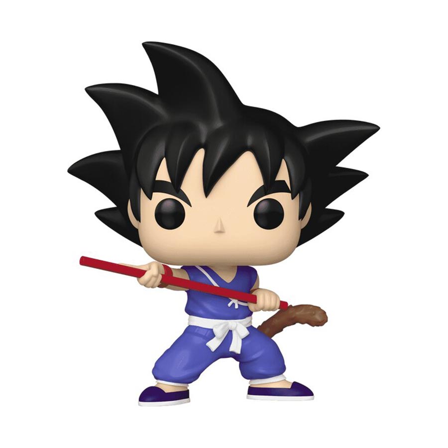 POP Animation Dragon Ball Goku With Nyoibou Vinyl Figure