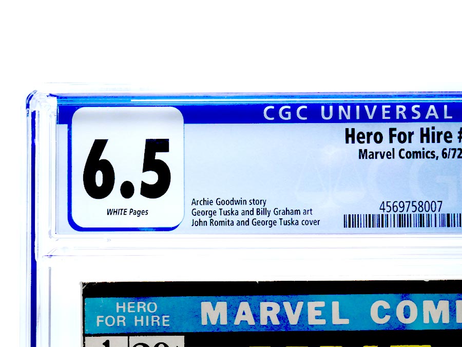 Hero For Hire #1 Cover F 1st Ptg CGC 6.5