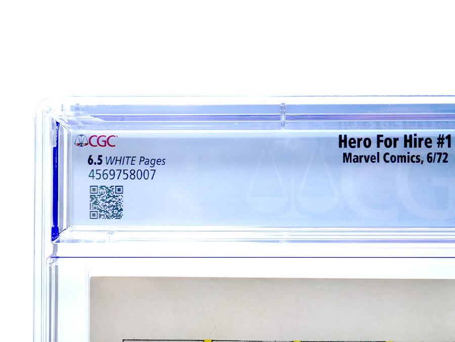 Hero For Hire #1 Cover F 1st Ptg CGC 6.5