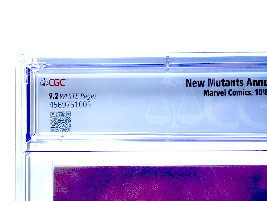 New Mutants Annual #2 Cover F CGC 9.2