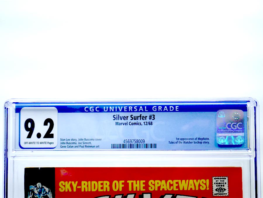 Silver Surfer Vol 1 #3 Cover B CGC 9.2