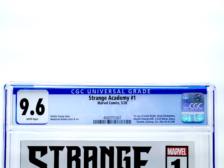 Strange Academy #1 Cover O 1st Ptg Regular Humberto Ramos Cover CGC 9.6